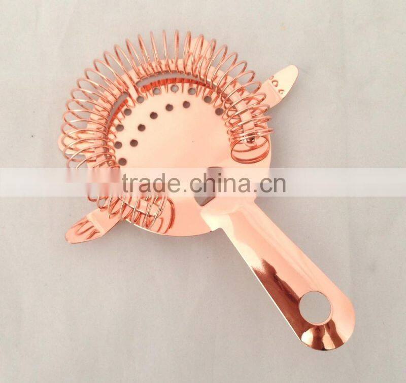 Stainless Steel 4-Prong Cocktail Strainer Bar Ice Strainer