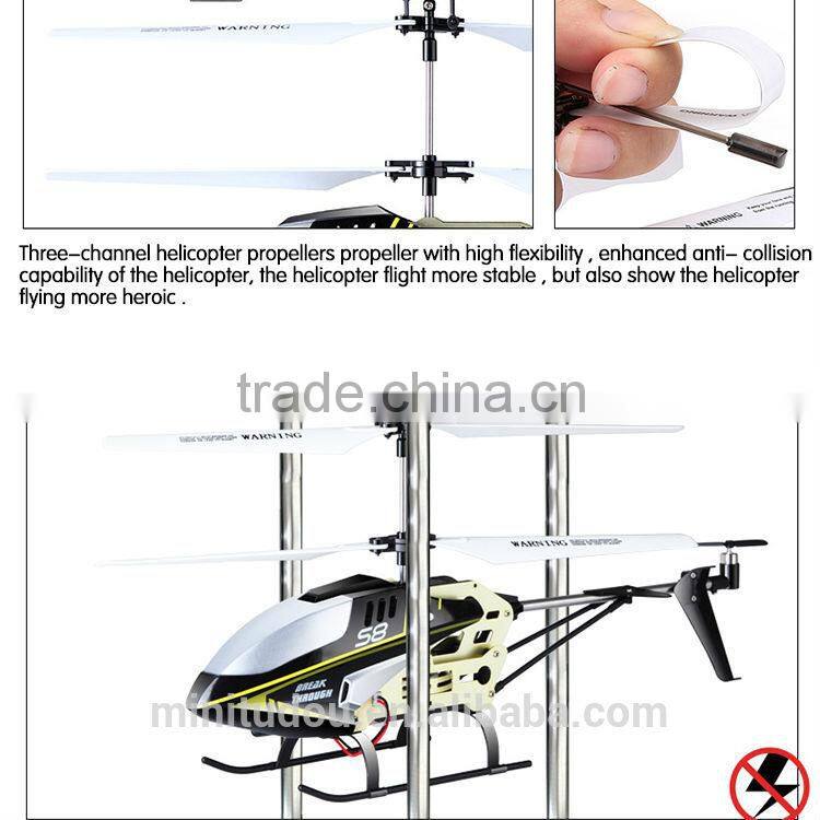 Shoutou Minitudou 3CH RC Helicopter with Infrared Remote Control toy