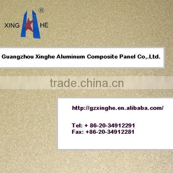 Silver/Gold Mirrored Aluminum Composite Panels for Outdoor Wall