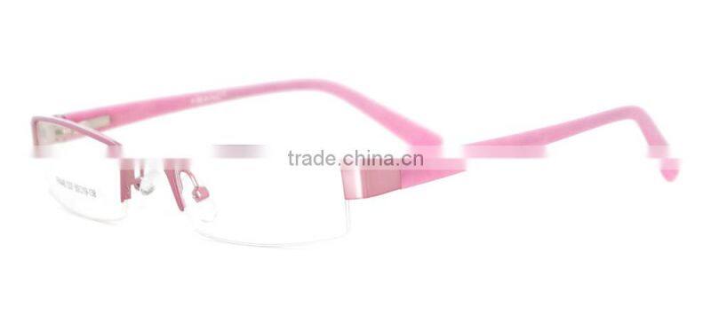 half frame eye glasses frame and spectale fancy glases frame for women and men