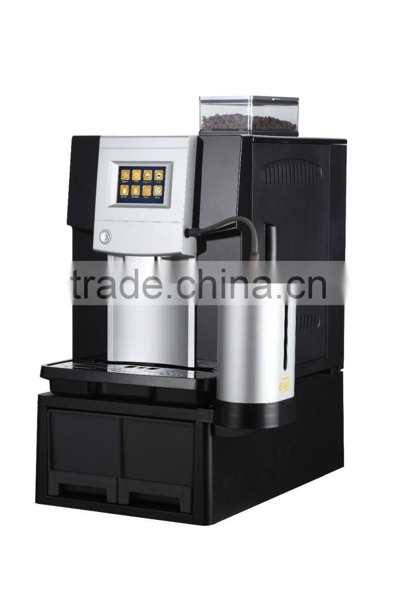 Super automatic commercial coffee machine