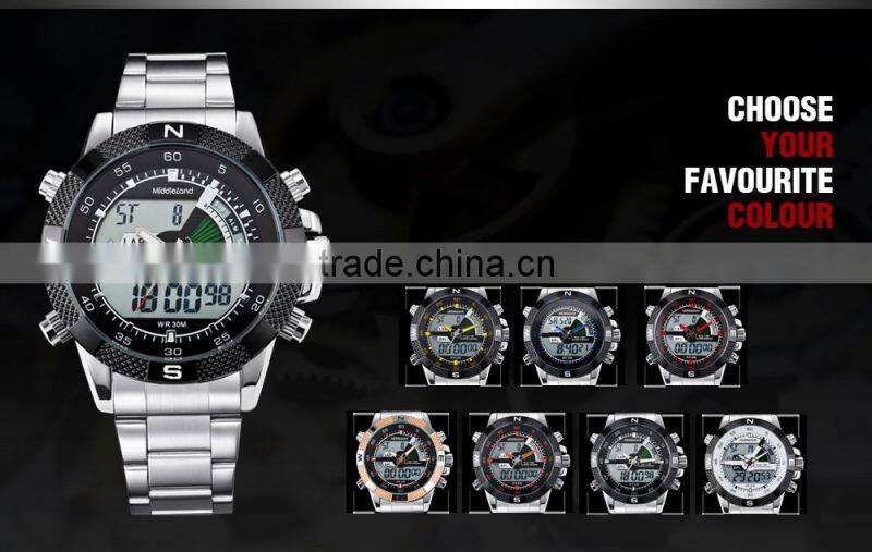 alibaba cheap quartz watch 3atm water resistant stainless steel watch case back