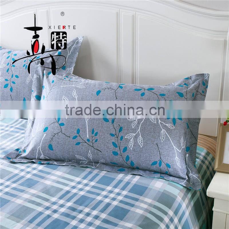 hot sale spring cotton twill reactive flocked printing home use bedding sets