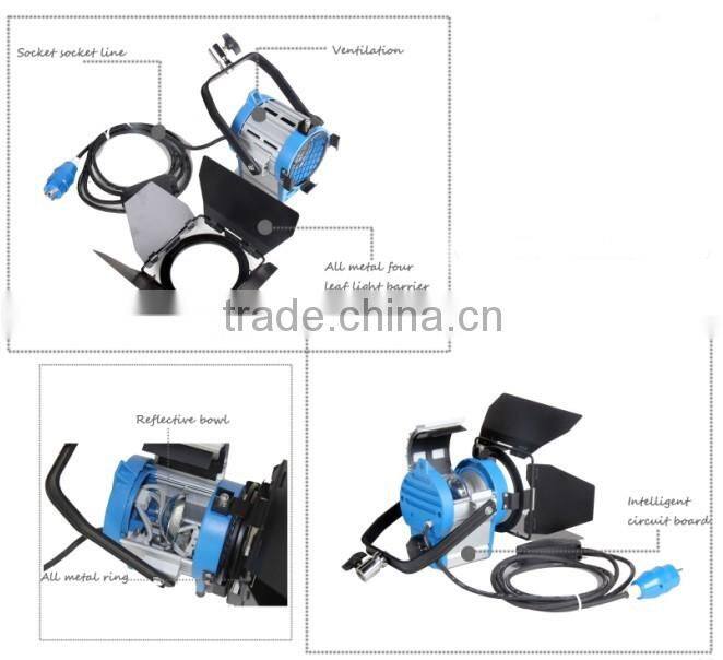 300W TV Studio Tungsten fresnel light