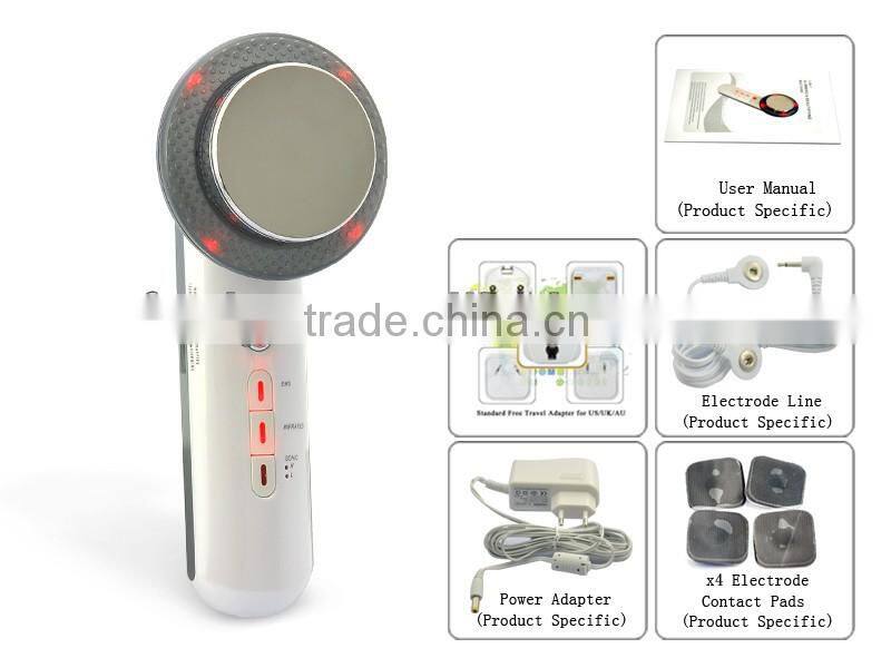 Professional home ultrasound physical color therapy handheld ultrasound device