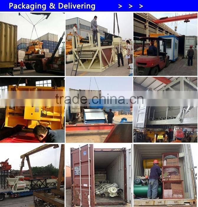 Made In China HZS35 Concrete Mixing Plant ISO9001 Approved
