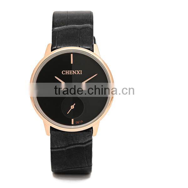 2016 Chenxi Branding Genuine Leather De Longe Antique Quartz Watch
