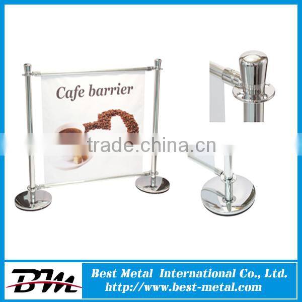Economy Barrier Stanchion for Advertising