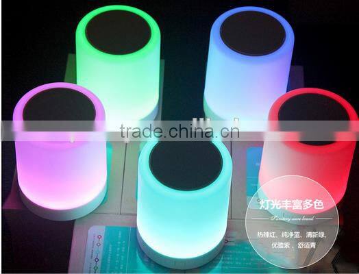 2016 New LED MINI Bluetooth Speaker USB Wireless Portable Music Sound Box Subwoofer Loudspeakers For phone PC with Mic