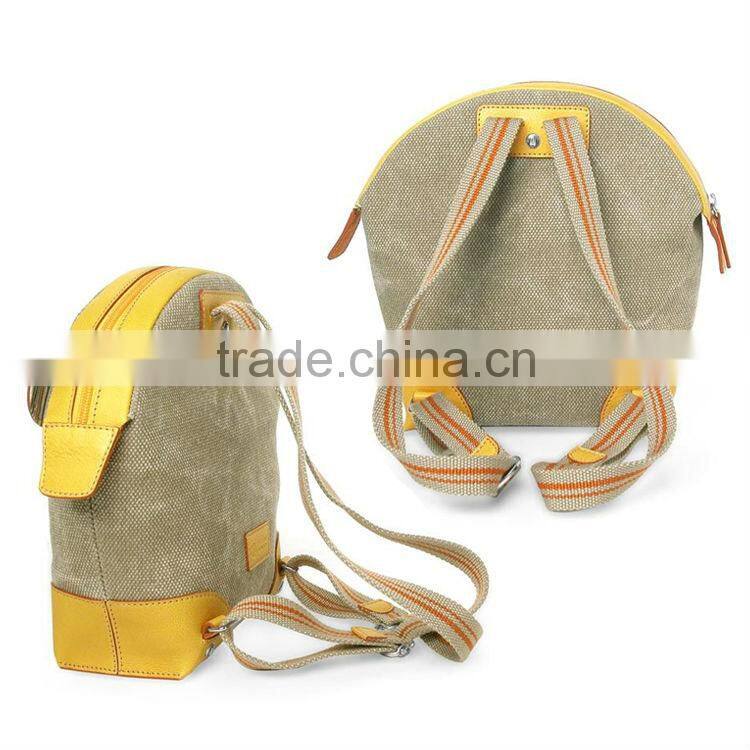 Fashion lightweight designer fancy school canvas kids backpack