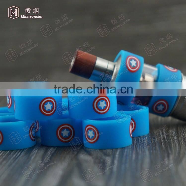18.5x12 mm E cig custom silicone vape band China manufacture new electronic cigarette mod vape band silicon vape