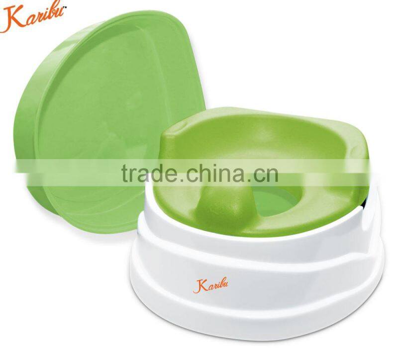 PM3328 2015 China plastic baby assistant potty trainer with stepstool for promotion