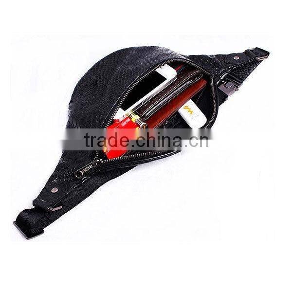 The high quality men leather hip bag belt wholesale