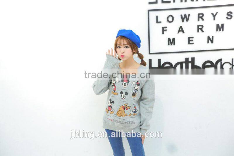 Printed Crewneck Sweatshirt,Custom Sweatshirt