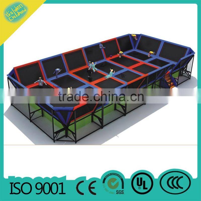 newest style large indoor trampoline park for amusement play
