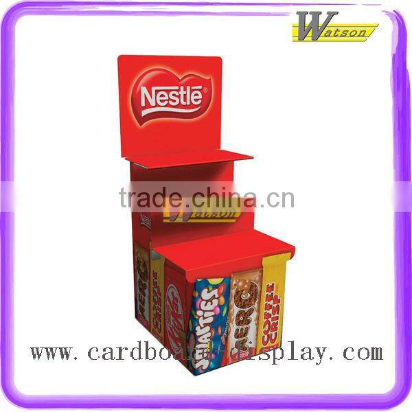 Hot Sale Floor Corrugated Paper Book Display Stand