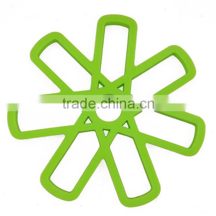 Top sell silicon foldable cup mat in tableware