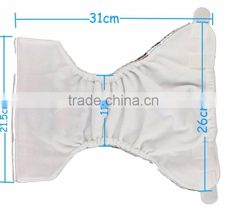 Newborn Minky Fabric Baby Diapers Super Soft Cloth Diapers