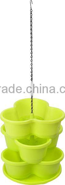 3 tier hanging flowerpot