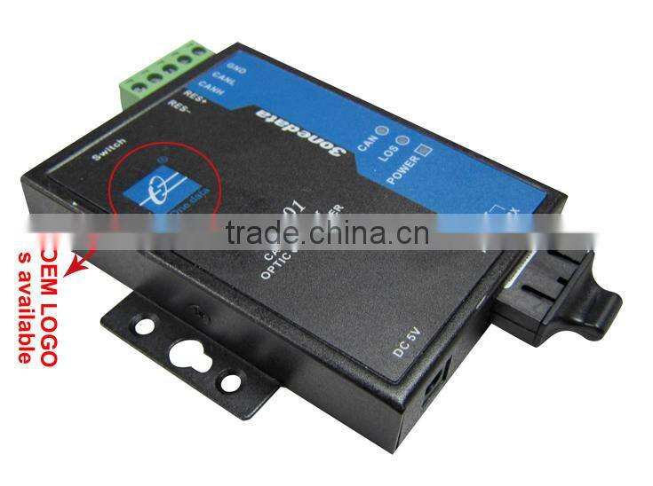 CAN bus to Fiber Optic converter