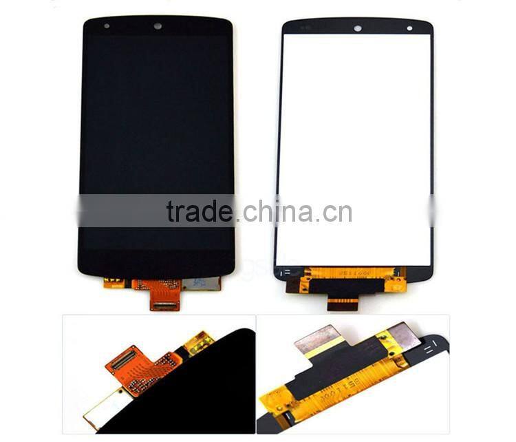 Wholesale for LG d820 lcd,for LG nexus 5 d820 lcd screen with frame red
