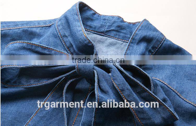 newest jean shirt floral jean tops jean summer shirts