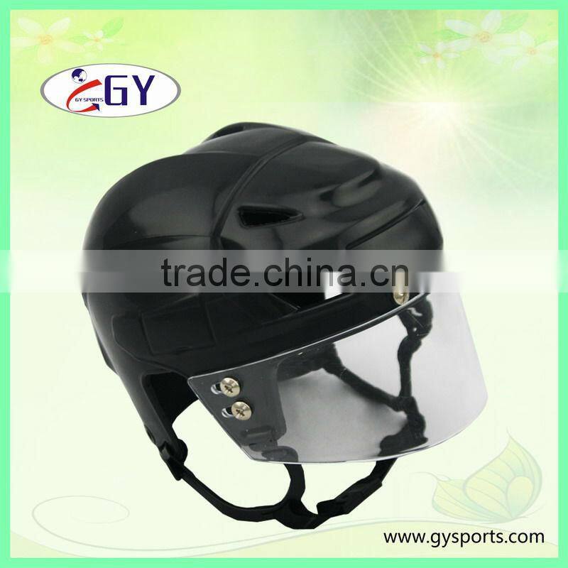 GY good merchantable quality mini ice hockey helmets with visor safe comfortable China Zhuhai supplier