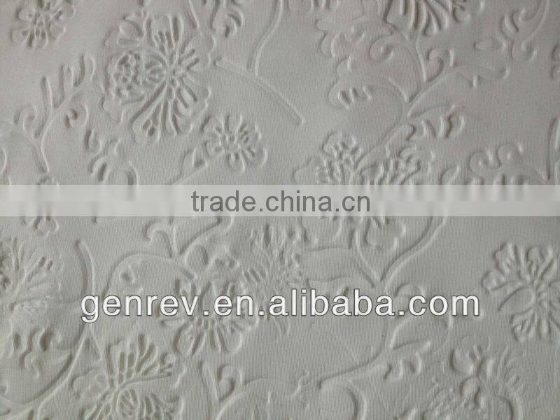 2013 Newest design 100%polyester embossed fabric