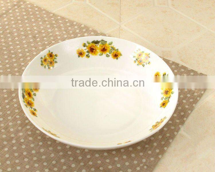 hot sale good looking Decal porcelain ceramic dinnerware plates