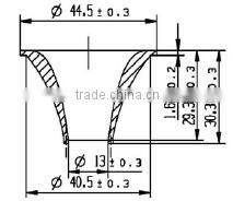 Plastic High Flashlight Rear Bumper Reflector Led