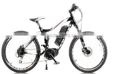 Knight electric bicycle with rear suspension