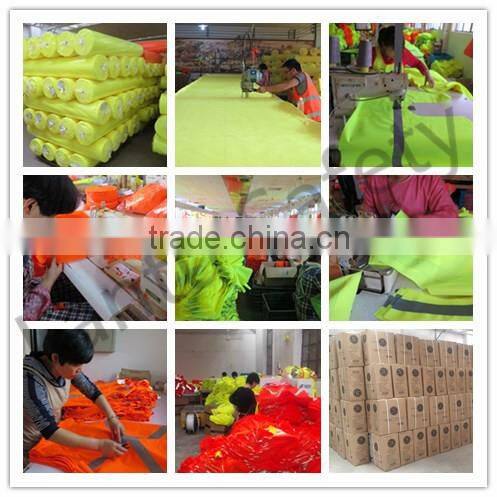 100% polyester combined fabric cheap reflective safety vest