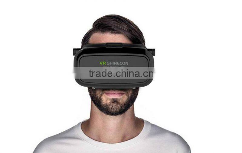 VR Shinecon 3D Glasses Universal VR Box Virtual Reality Google Cardboard Video Headset Helmet