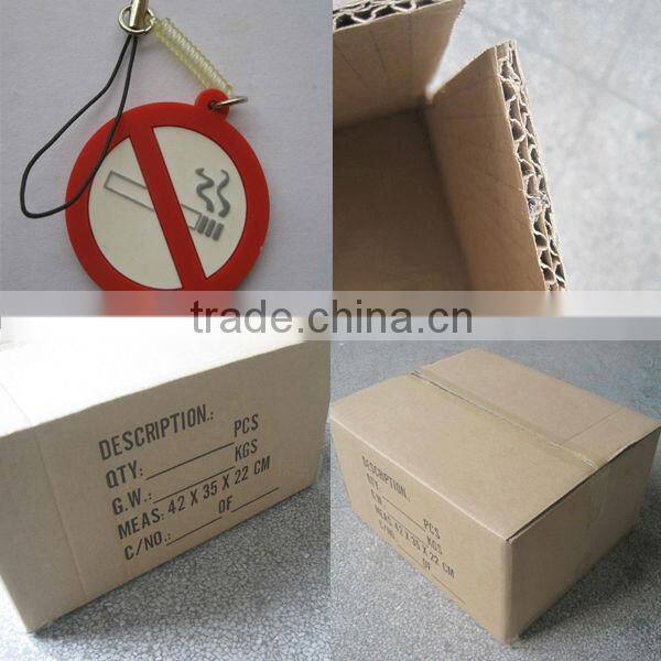 Wholesale round shaped personalizados soft pvc phone strap