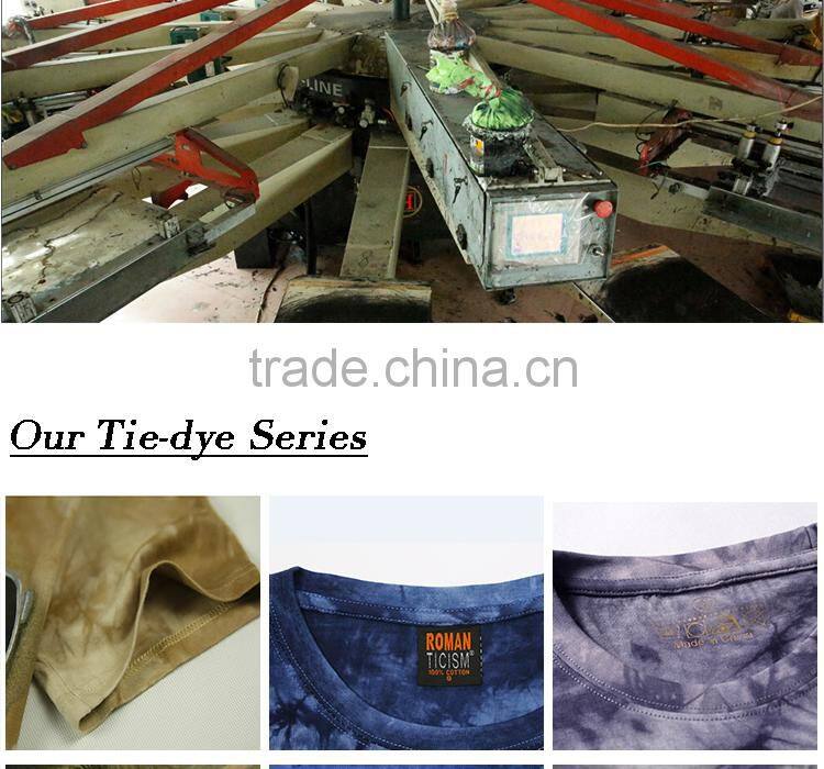 tie dye mens t shirt of printing guns