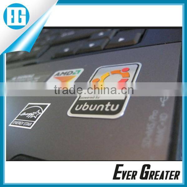 custom furniture label, aluminum sticker case badges 3M tape metal sticker custom metal logo stickers