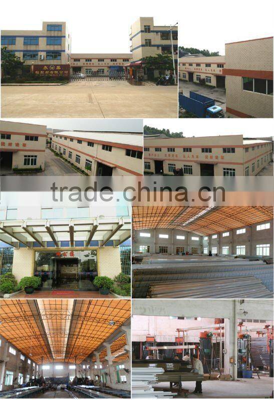 Aluminum alloy profile of sliding curtain track
