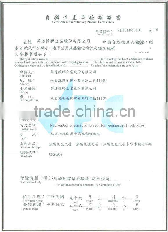 Suntex CSG Retread Tire