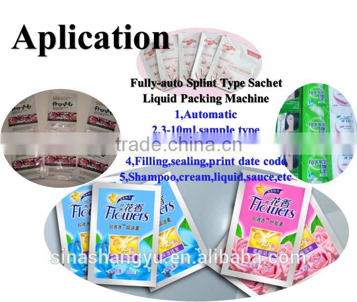 Standing up high speed automatic sachet water,shampoo,lotion packaging machine/liquid filling machine/liquid packing machine
