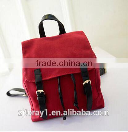 Stylish Casual Canvas School Backpack Lunch Shoulder Bags For Teenager Girls