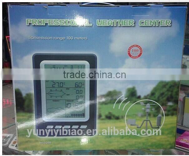 wireless weather station clock