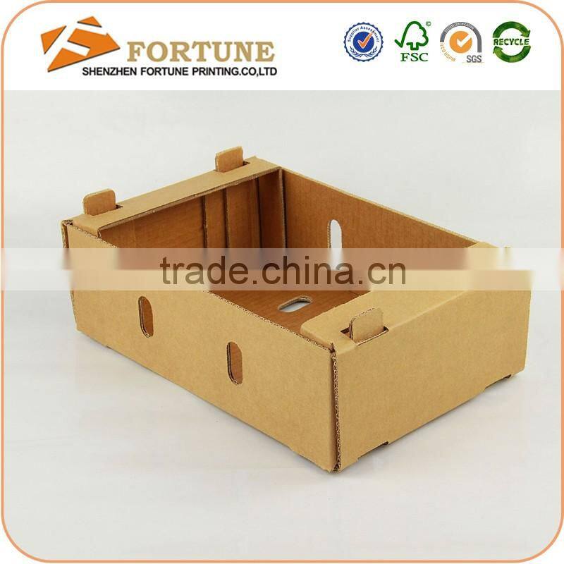 Custom Logo Printed Fruit Packaging Cartoon Box Strawberry Packaging Box