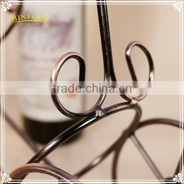 custom iron wine rack trolley metal craft ornaments home decorations