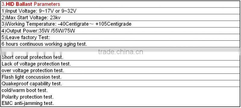 2013 New High Quality HID BIXENON PROJECTOR LIGHTS