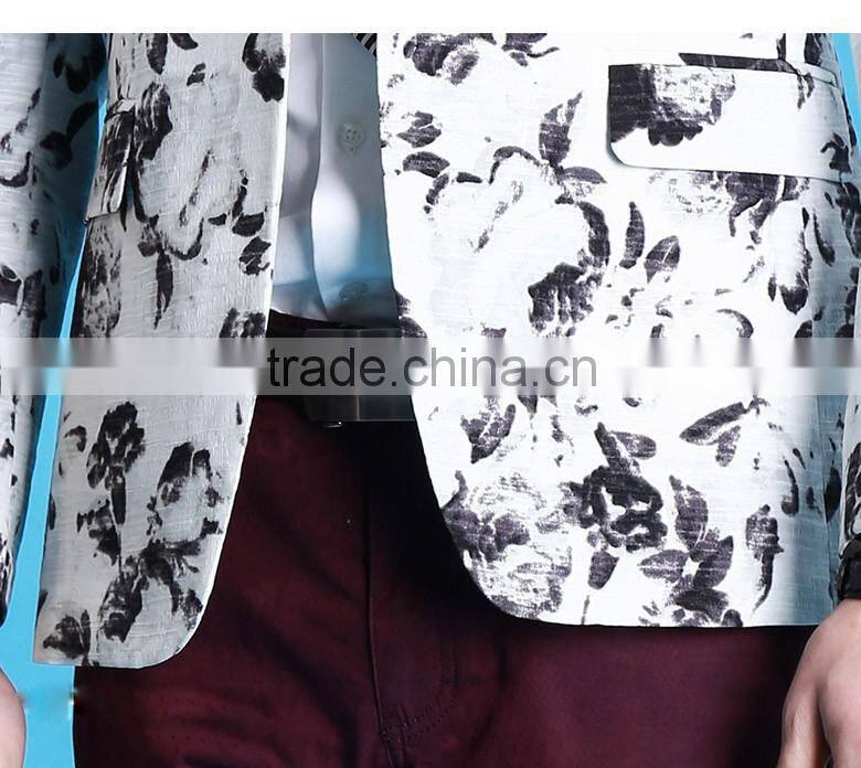 2016 latest blazer for men fancy printed men blazer casual blazer men