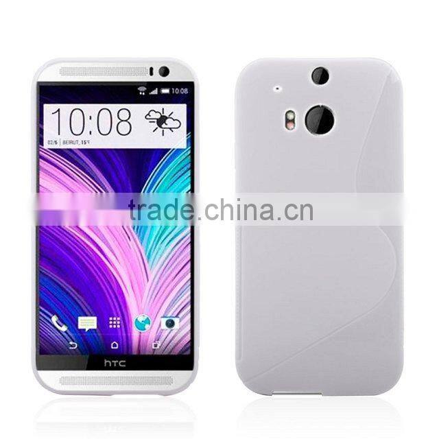 S line Tpu Mobile Phone Case Cover For HTC one M8