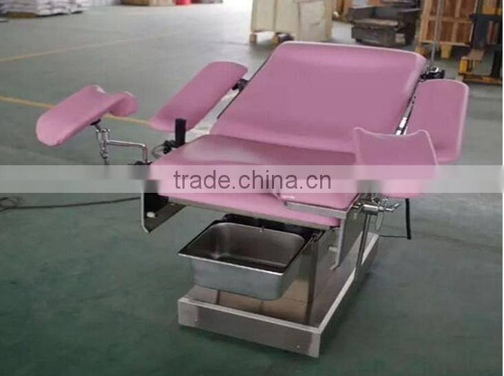Electric operation bed pull type comprehensive gynecological gynecological table delivery surgery delivered examination bed