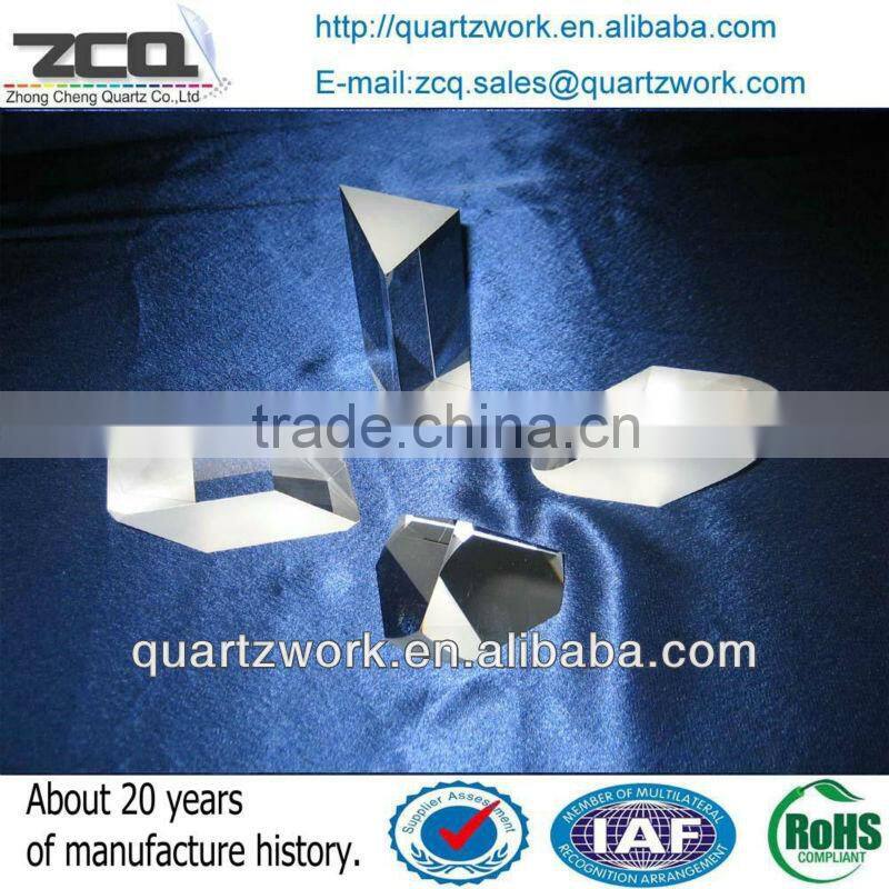 Plano convex fused silica quartz optical lens