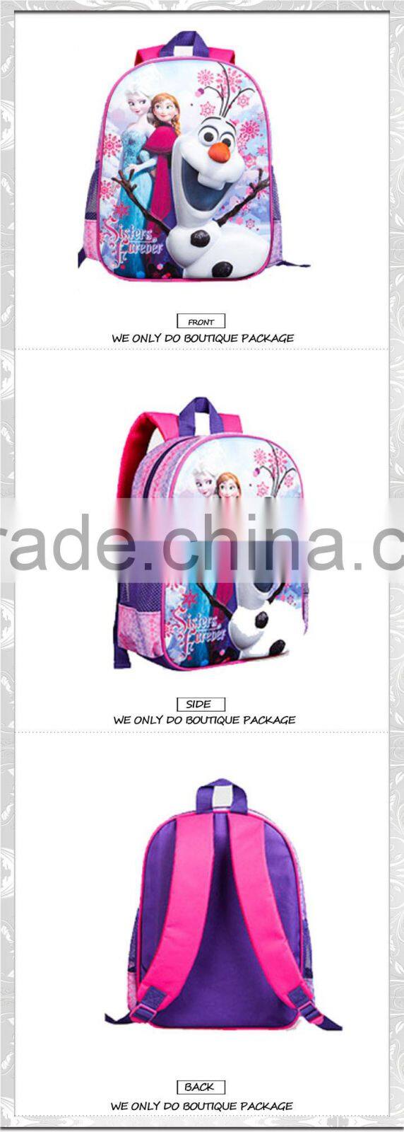 XF-CP0052 2015 new style backpack school bags for kids