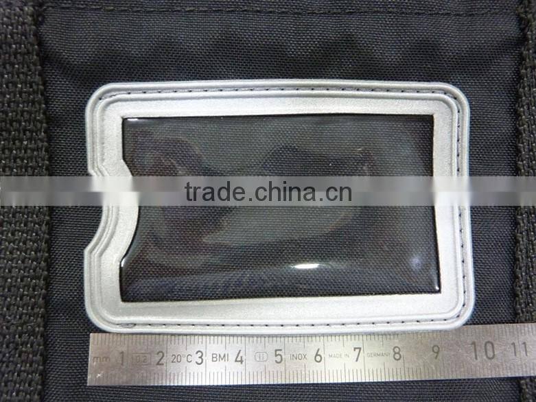 Customized Silver Color Plastic Card Holder